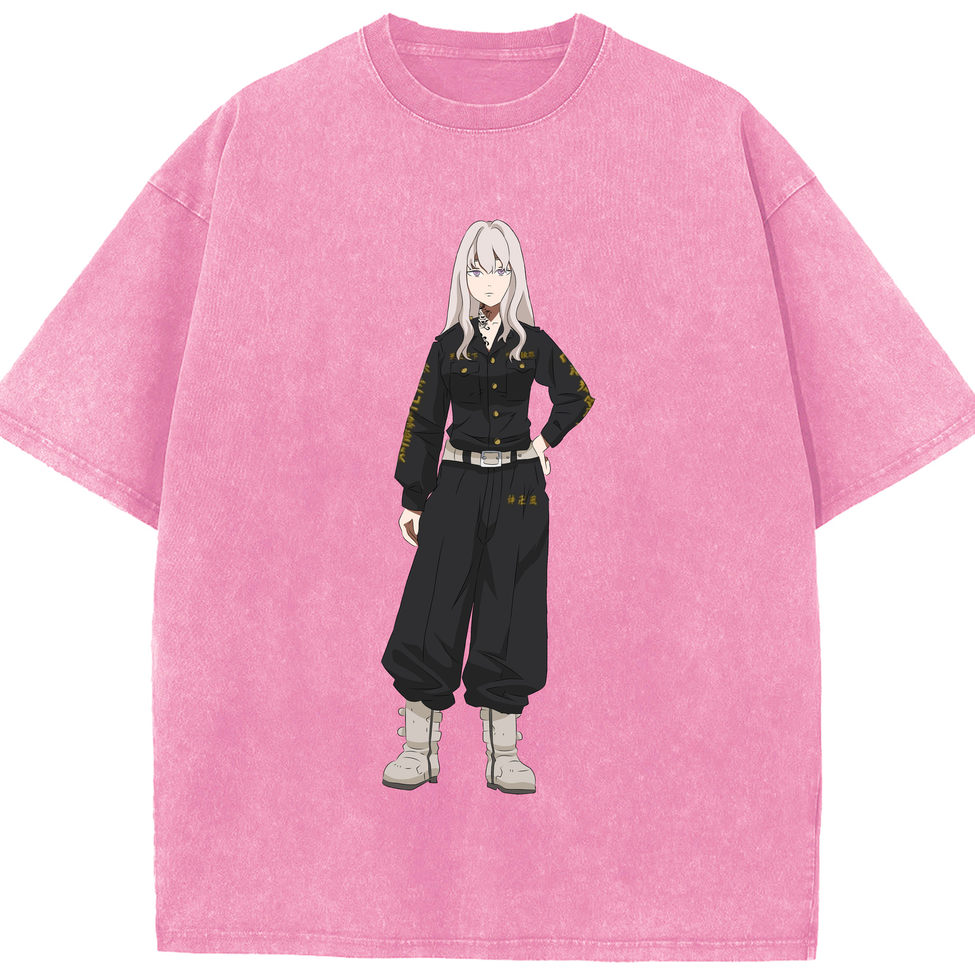 （画像用） 東京リベンジャーズ Tokyo Revengers 綿100% ヴィンテージ風 半袖Tシャツ（フロントプリント）